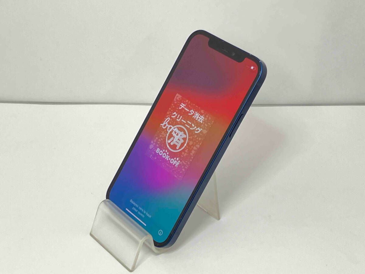 au 【SIMロック解除済み】MGHR3J/A iPhone 12 64GB ブルー au