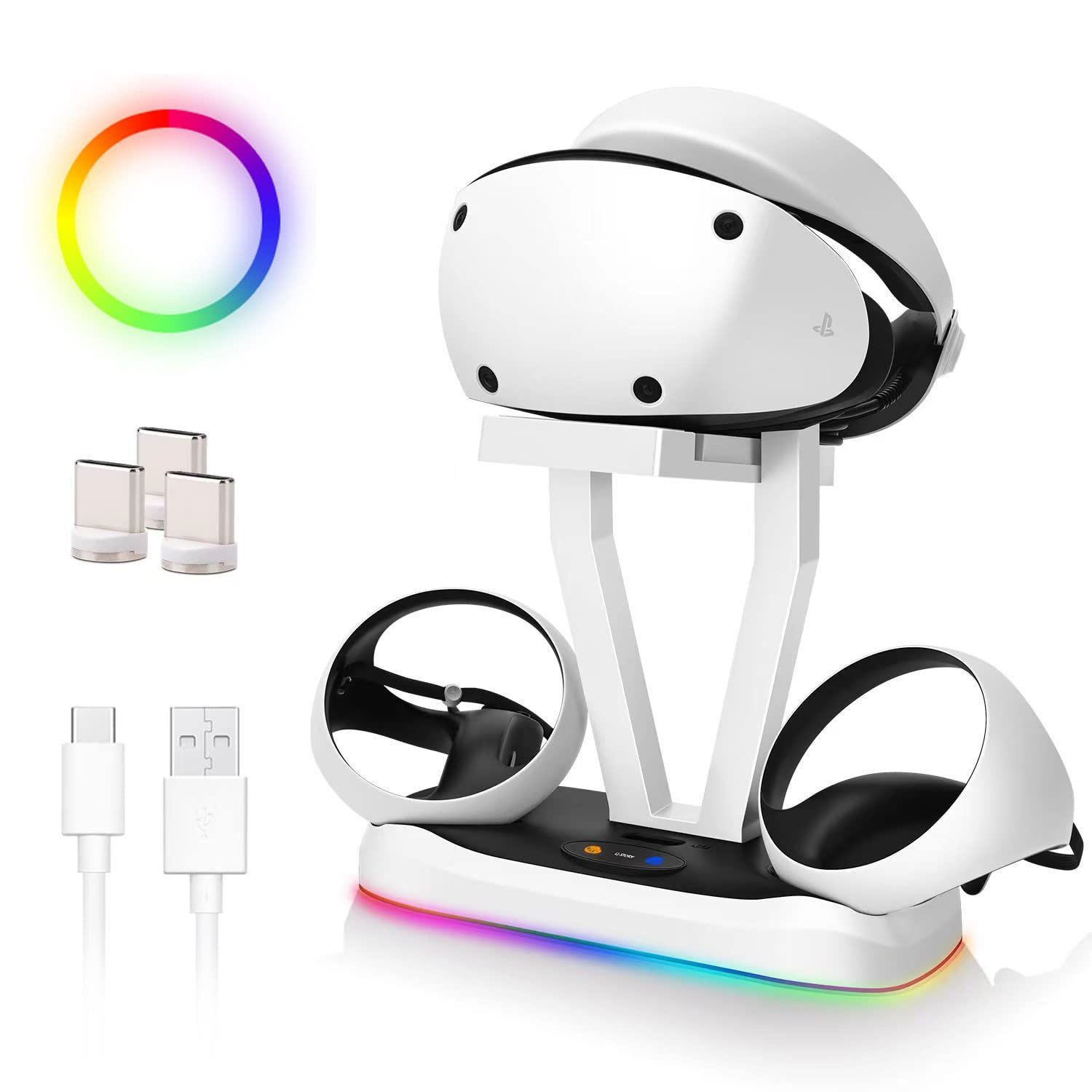 新品・即日発送】G-STORY PSVR2用コントローラー充電ドック、RGBライト 