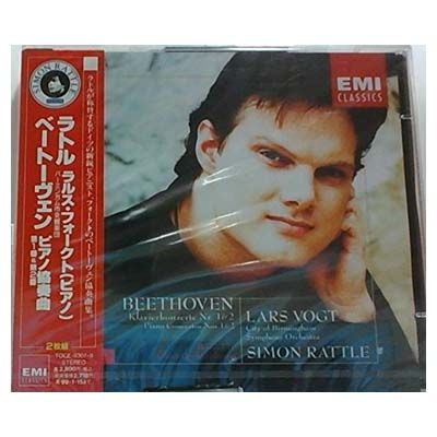 廃盤超希少 2CD 初期和蘭盤 ラルス・フォークト サイモン・ラトル バーミンガム市響 ベートーヴェン ピアノ協奏曲 第1番 第2番