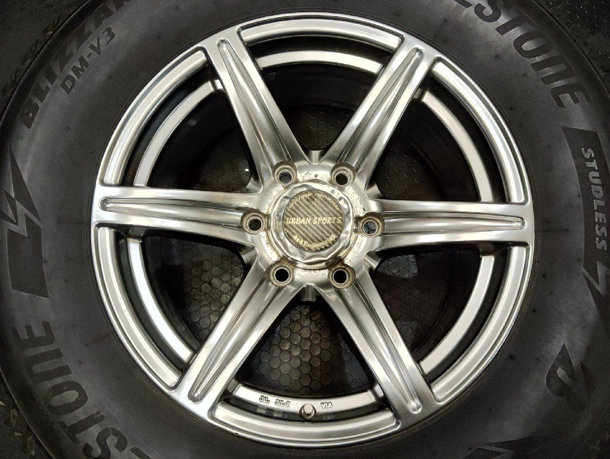 【BS DM-V3 265/65R17】スタッドレス【4x4 Engineering URBAN SPORTS 17インチ 7.5J6HPCD139.7+25】ランクルプラド等　(VTJ849FD)