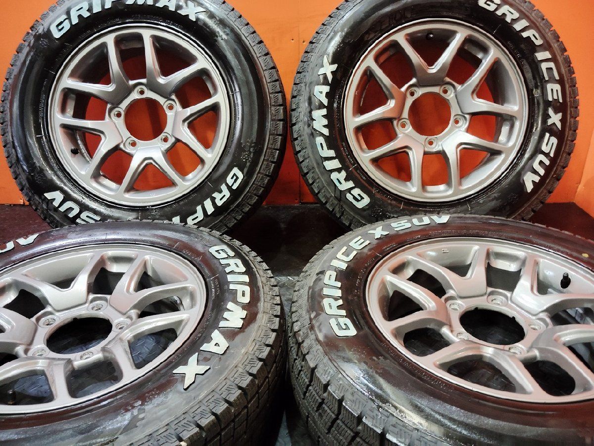 GRIPMAX 185/85R16C】スタッドレス【SUZUKI JB64 ジムニー 純正