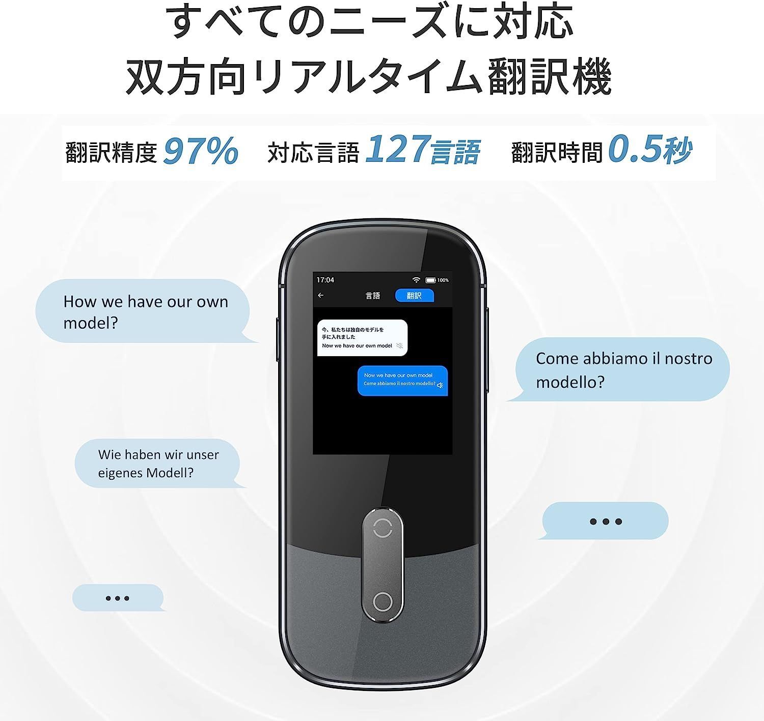 HDタッチスクリーン