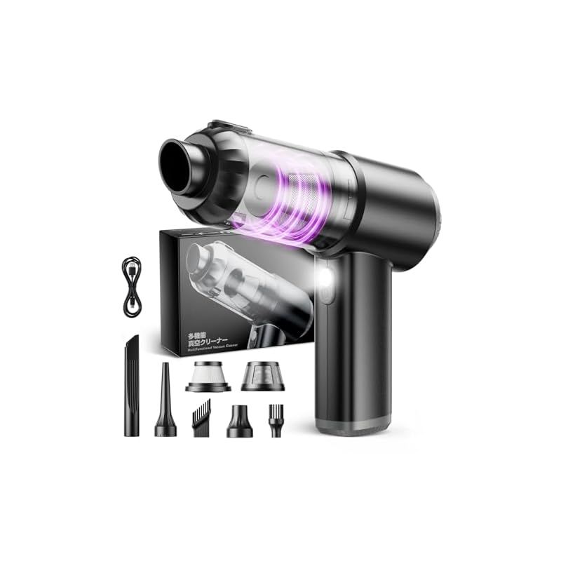 強力吸引♦︎コードレス掃除機　急速充電45分連続稼働ハンディクリーナー　水洗い◎ Amazon | 掃除機 コードレス 【2024進級版&45000pa強力吸引&LCD