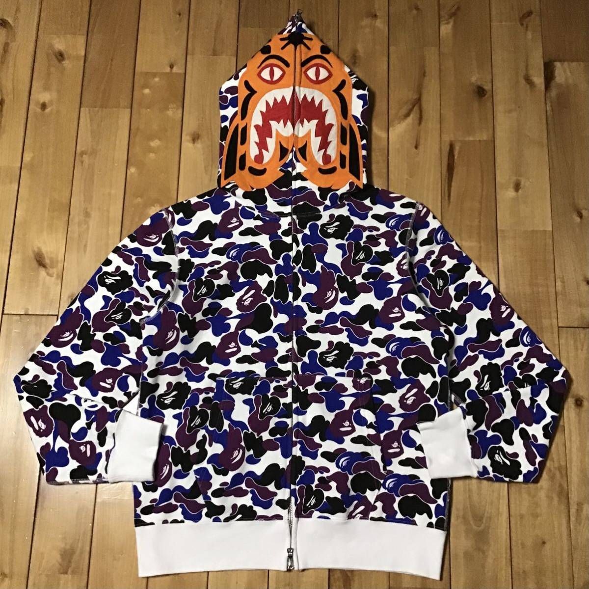 香港限定 BAPE camo タイガー パーカー ベイプ tiger ape - メルカリ