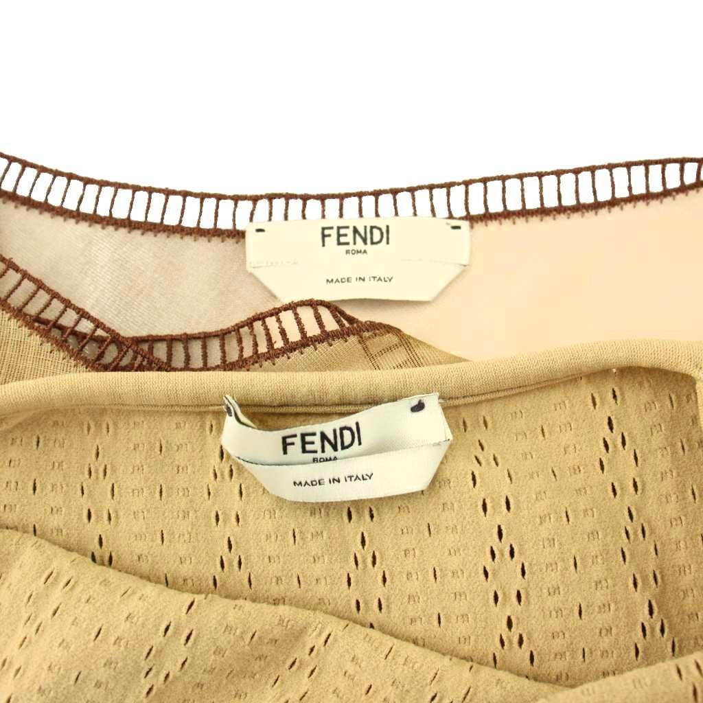 フェンディ FENDI Silk Organza Dress ワンピース ロング マキシ  