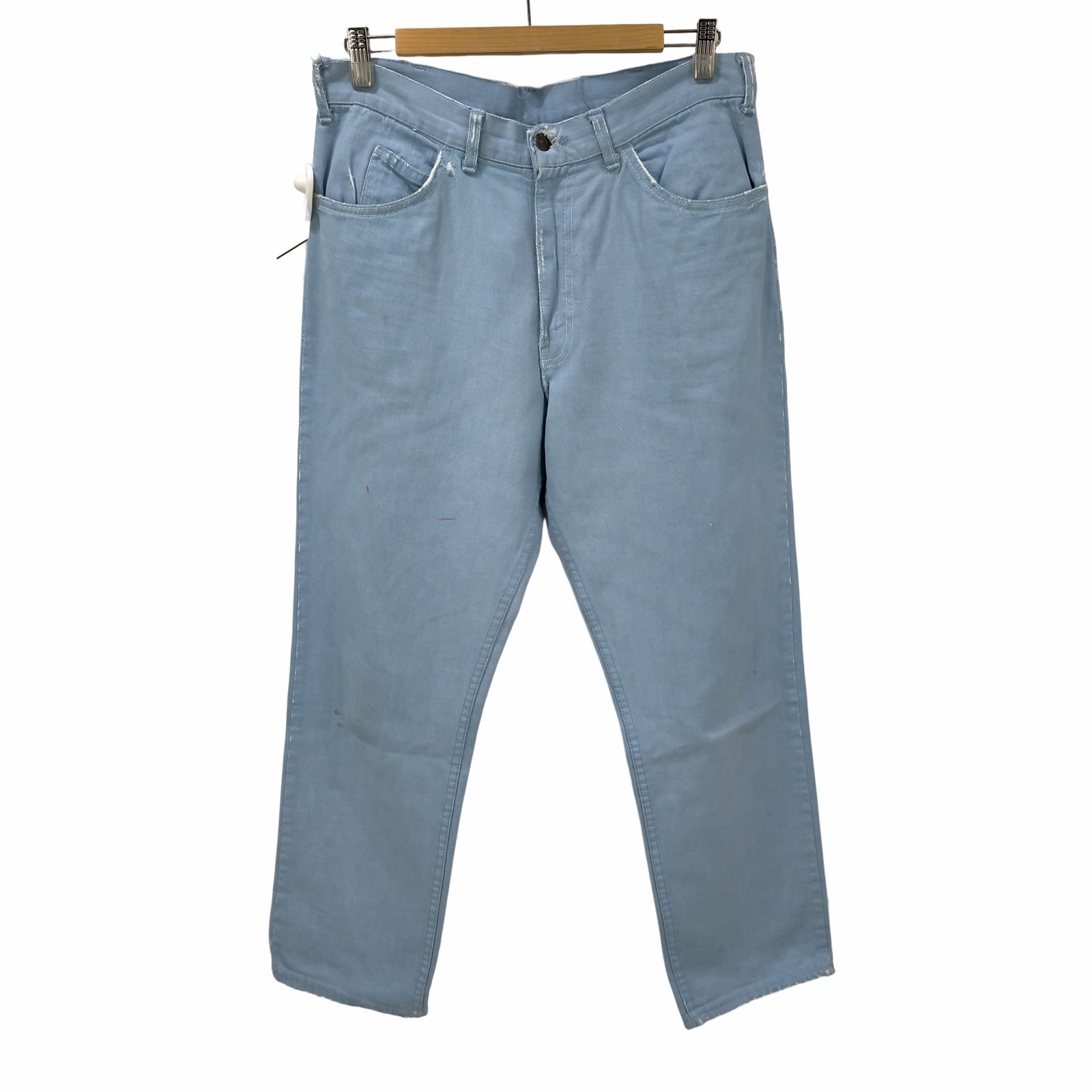 リーバイス Levis 60S 800B BIG E 42TALON ボタン裏 刻印1 不均等V ストレート デニムパンツ メンズ 表記無