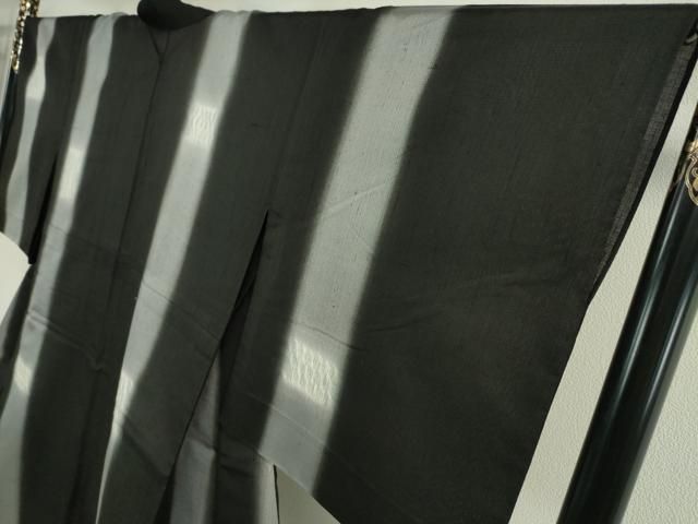 平和屋本店□極上 夏物 十日町 名門青柳謹製 櫛引織 赤城紬 草木染