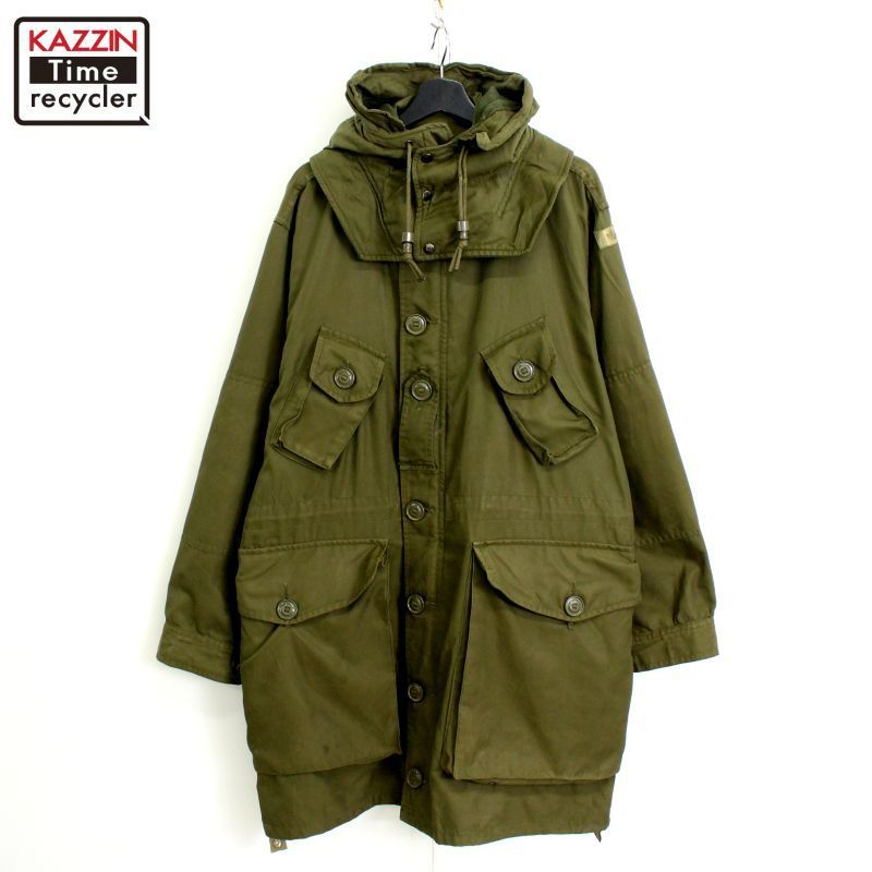 80s vintage カナダ軍 ECW コンバットパーカー ステンシル ミリタリージャケット メンズ 表記5R/Mサイズ