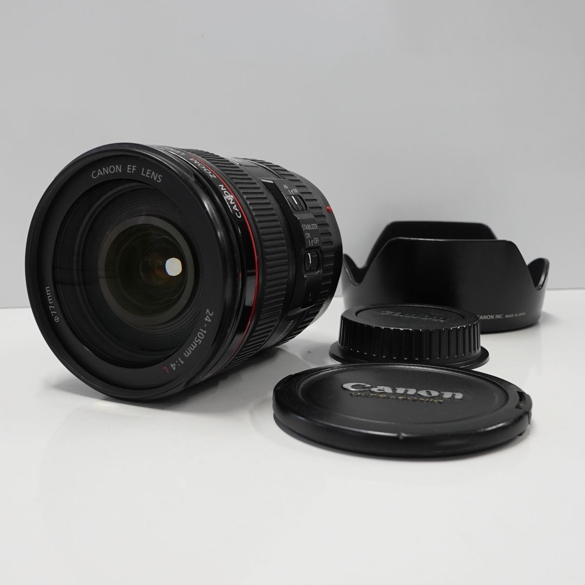 ゆったり柔らか Canon EF24-105F4L IS USM フルサイズレンズ 美品