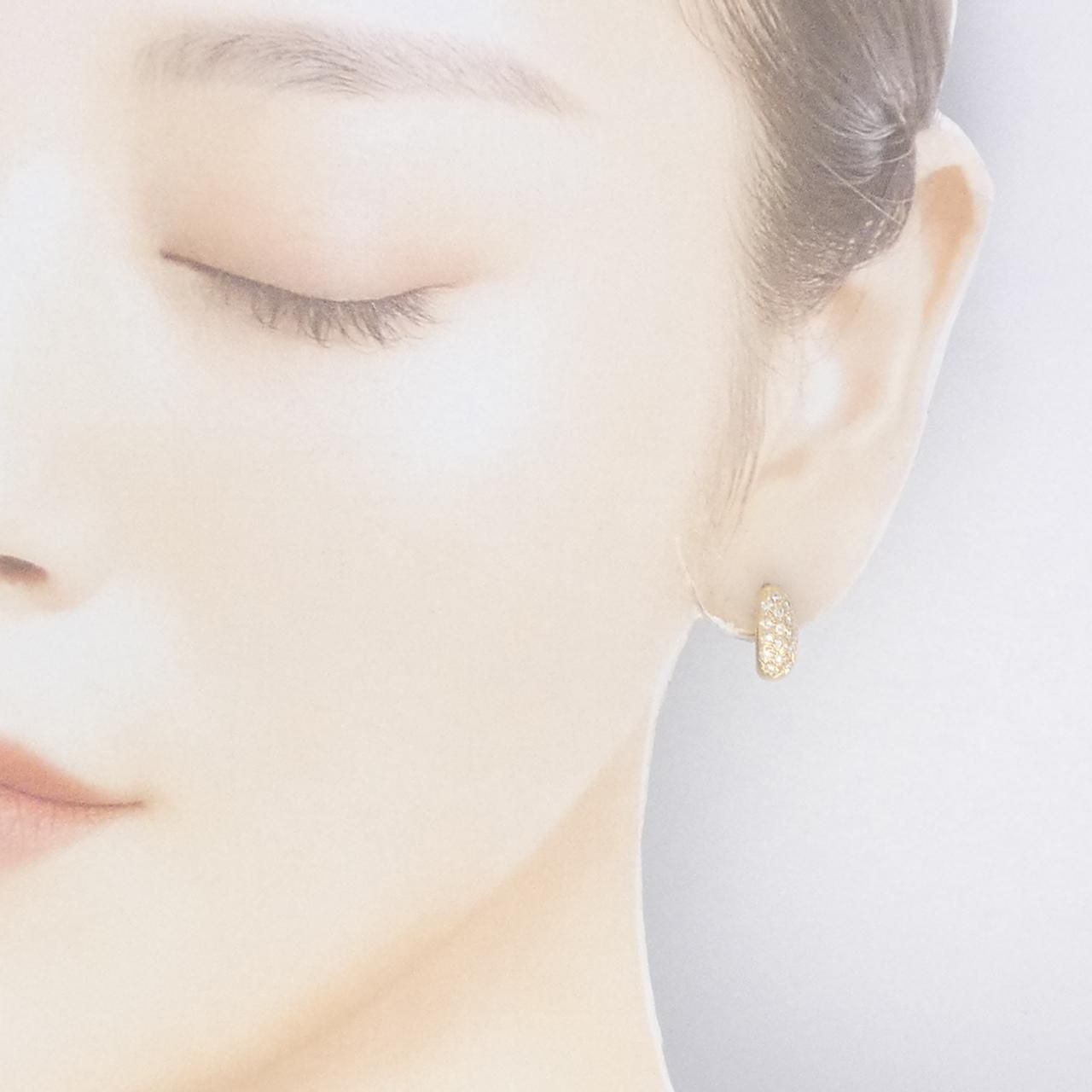 k18 ダイヤモンド　ピアス　計0.38ct K18YG ダイヤモンド ピアス 0.38CT K18ダイヤモンドピアス（0.04ct