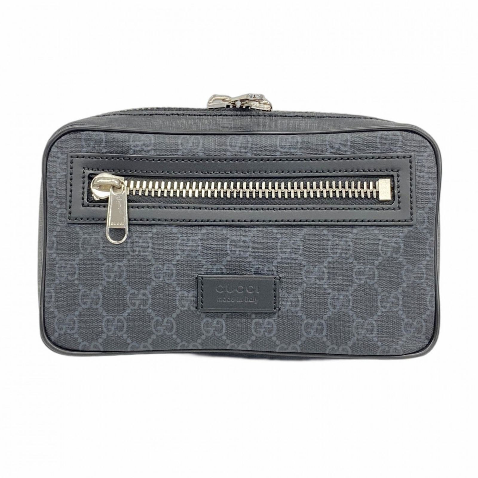 グッチ Gucci グッチ ボディバッグ GGスプリーム シェリーライン 474293 ブラック メンズ