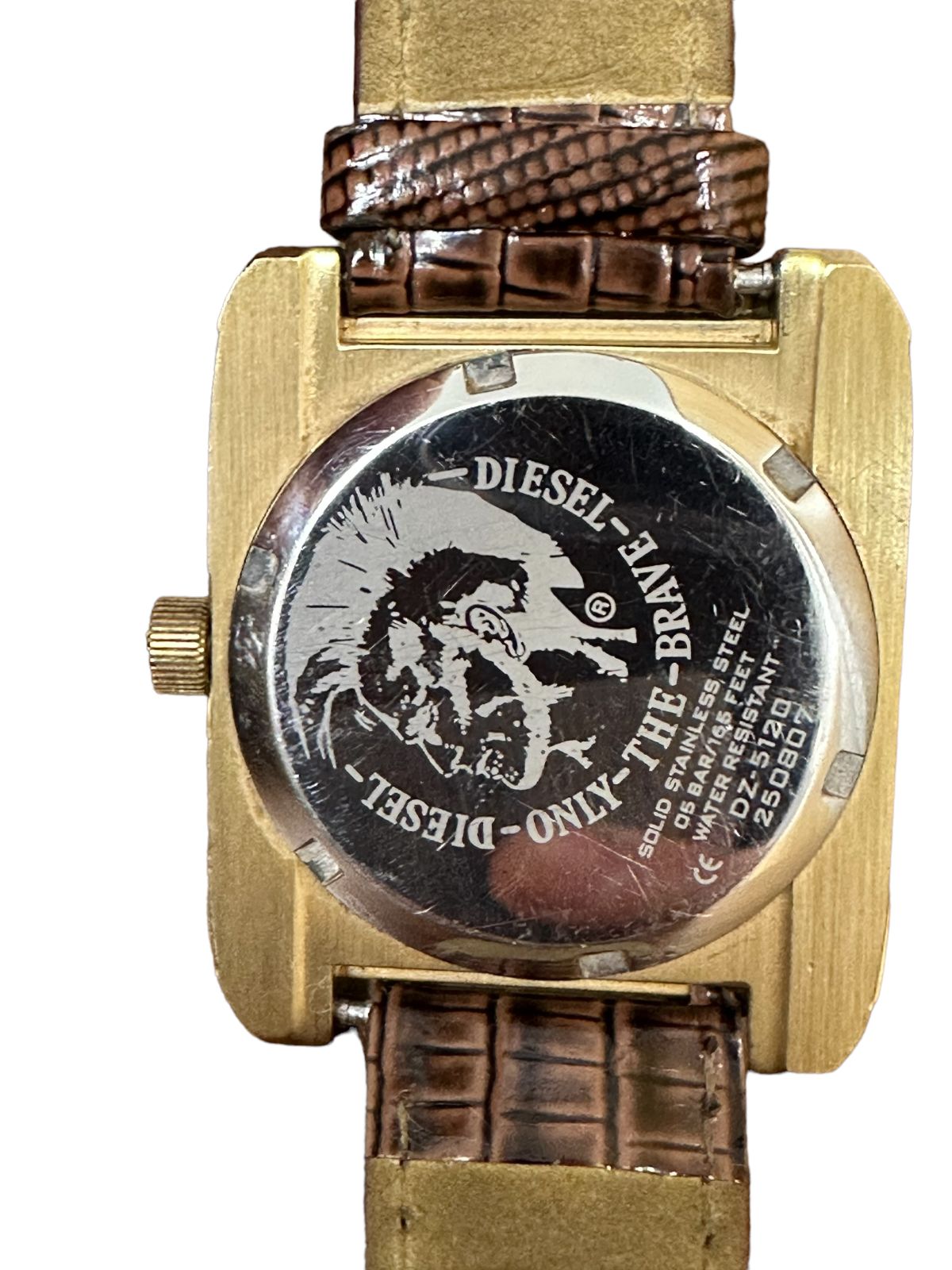 ディーゼル DIESEL 腕時計 高性能電池交換10月7日2年間大丈夫美品!