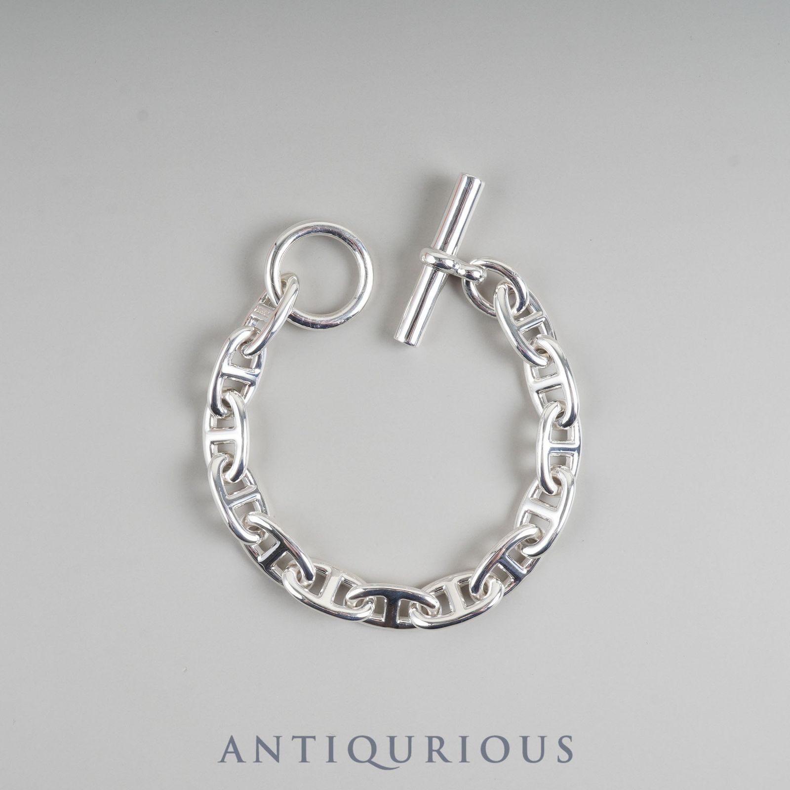 エルメス ブレスレット シェーヌダンクル GM 13コマ SV925 箱