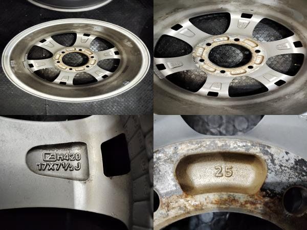 Weds KEELER ウェッズ キーラー 社外ホイール 17インチ 4本 7.5