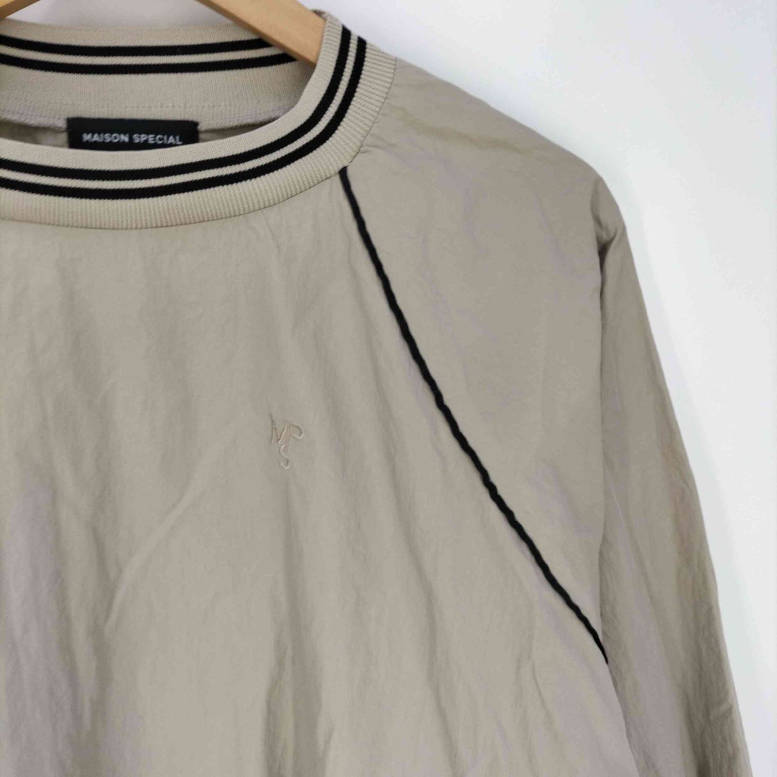 MAISON SPECIAL ナイロントレーナー SWEAT