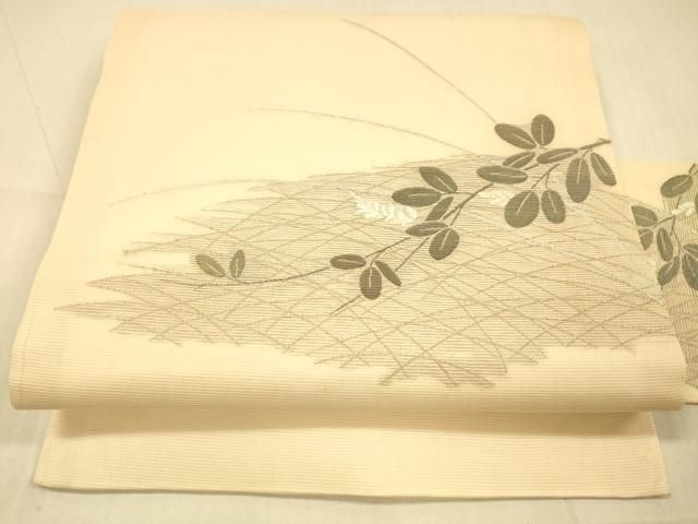 平和屋着物＊夏物 アンティーク 大正ロマン 紗紬 草花文 正絹 逸品