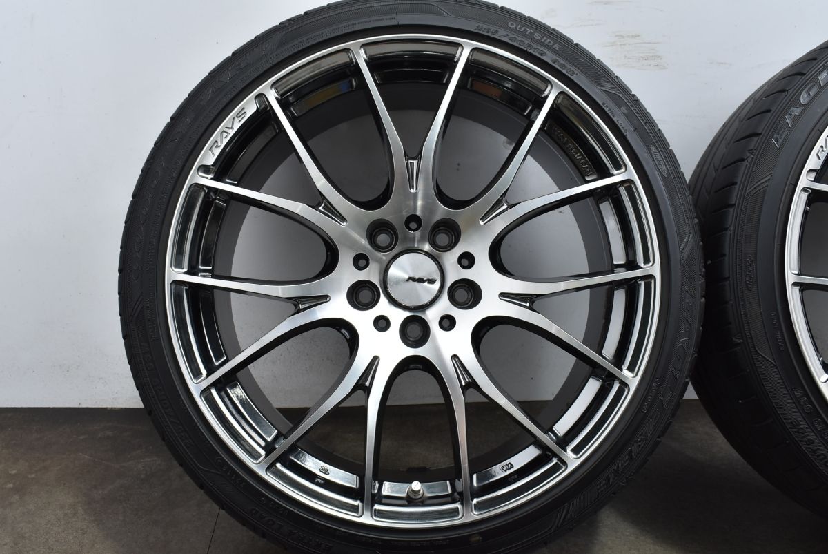 RAYS 19インチ ホイールセット 225/40R19 2x7 ホムラ 人気ホイール】RAYS HOMURA レイズ ホムラ 2x7 19in 8.5J +45