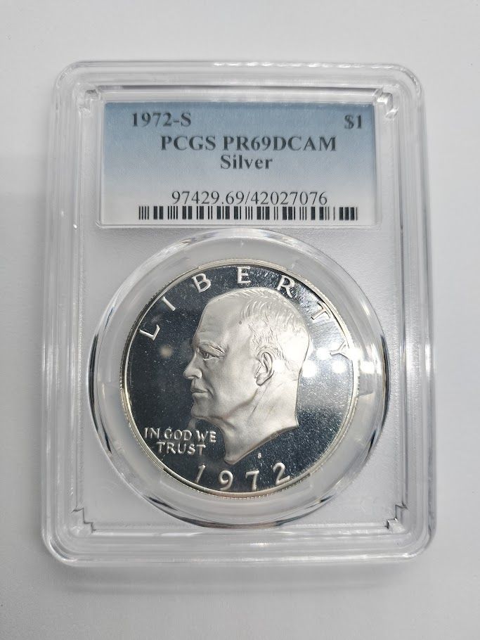 PCGS MS65 1971年S $1 シルバー アイゼンハワー ドル 638