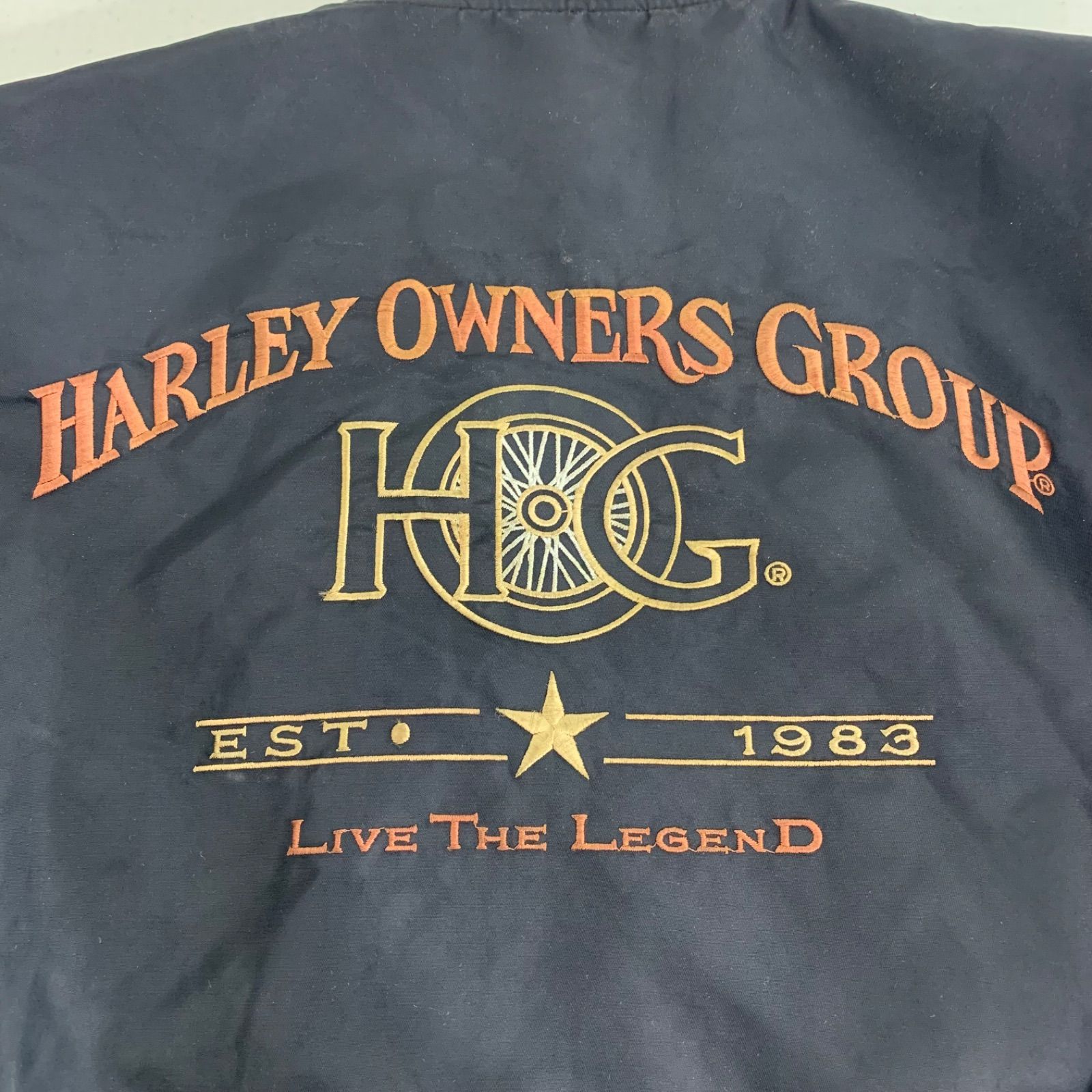 Harley-Davidson Nylon HOG Jacket ブルゾン ブラック - メルカリ