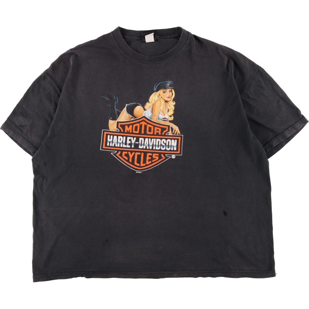 古着 ハーレーダビッドソン Harley-Davidson ピンナップガール 両面プリント モーターサイクル バイクTシャツ  メンズXXL/eaa355357 - メルカリ