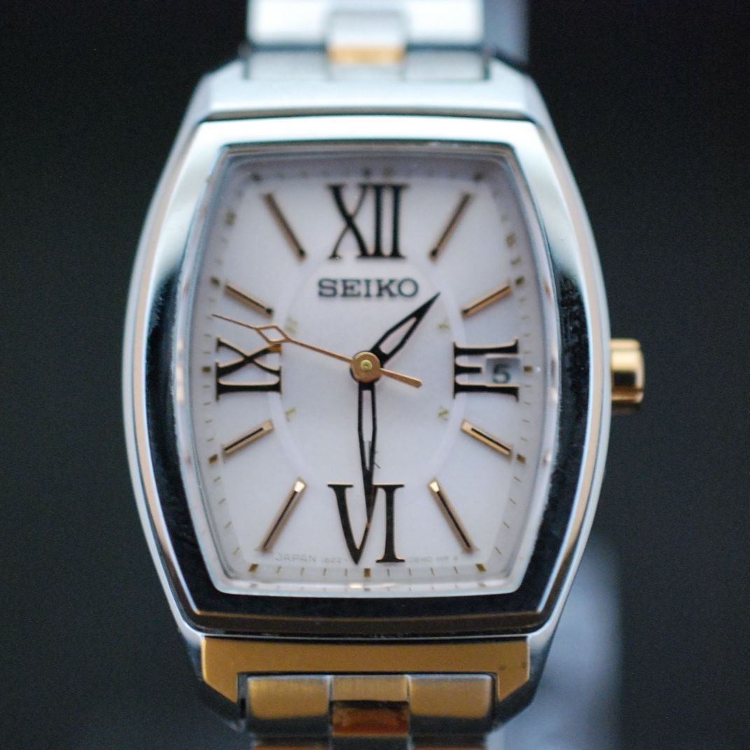 234【美品 稼働】 SEIKO Lukia Solar 稼働 セイコー ルキア 1B22-0AZ0  