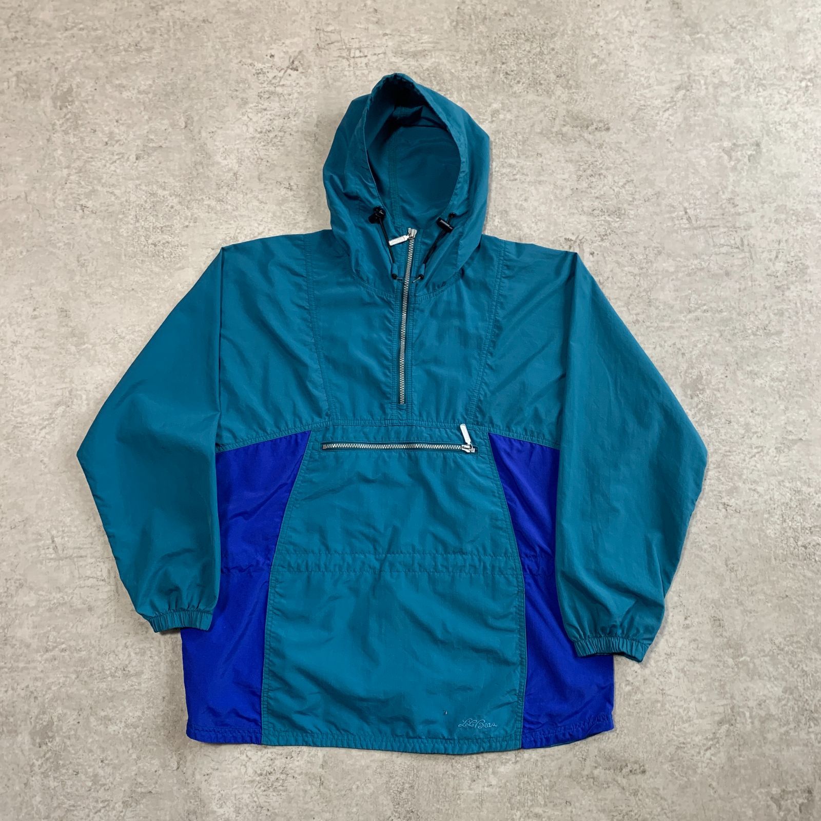 90s L.L.Bean Anorak Jacket 2tone ”PACKABLE”  エルエルビーン アノラックジャケット アノラックパーカー ２トーン ”パッカブル”