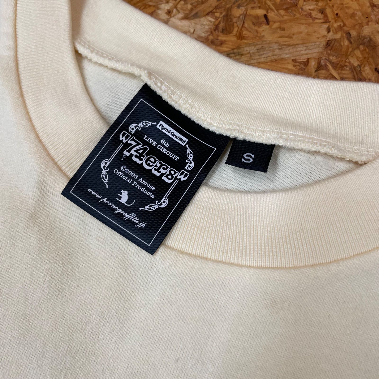 2003年 ポルノグラフティ 74ers ツアーTシャツ Porno Graffitti バンド 