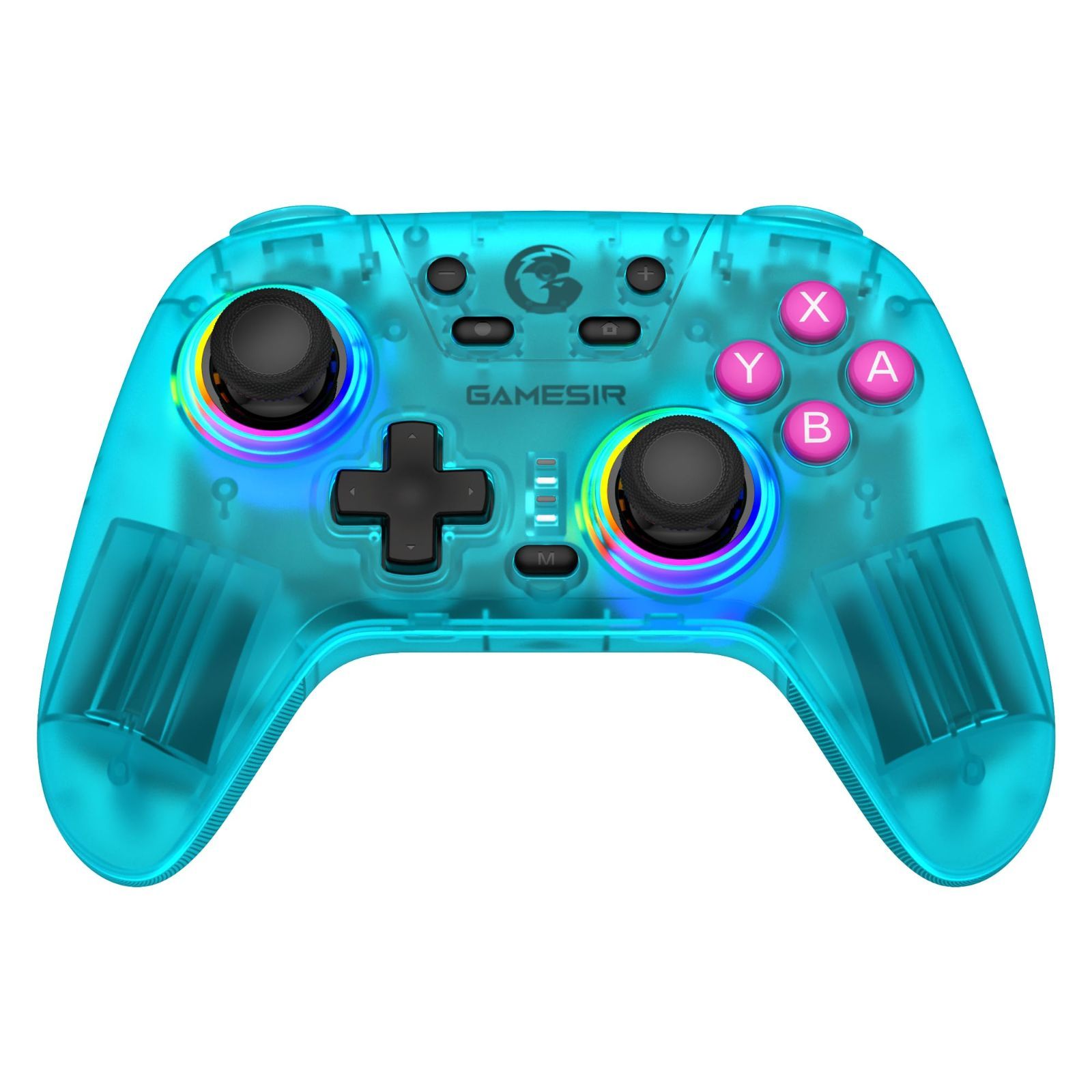 Windows PCコントローラー スリーブ解除 Android|iOSにも対応 ワイヤレス プロコン 無線ゲームパッド Switch Bluetooth USB有線接続 6軸ジャイロ スイッチコントローラー ホール効果スティック搭載 Nova LEDリング