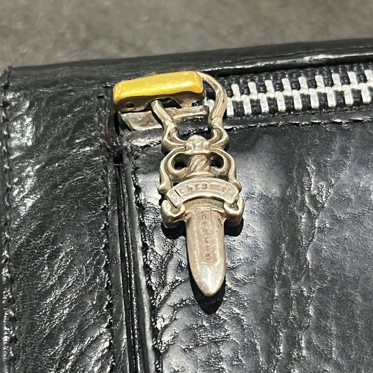 国内正規 CHROME HEARTS WAVE WALLET ウェーブ ウォレット 長財布