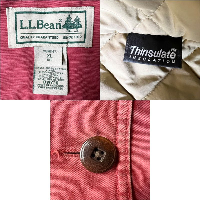 LLBean 中綿 キルティング ライナー ダック ハンティング ジャケット