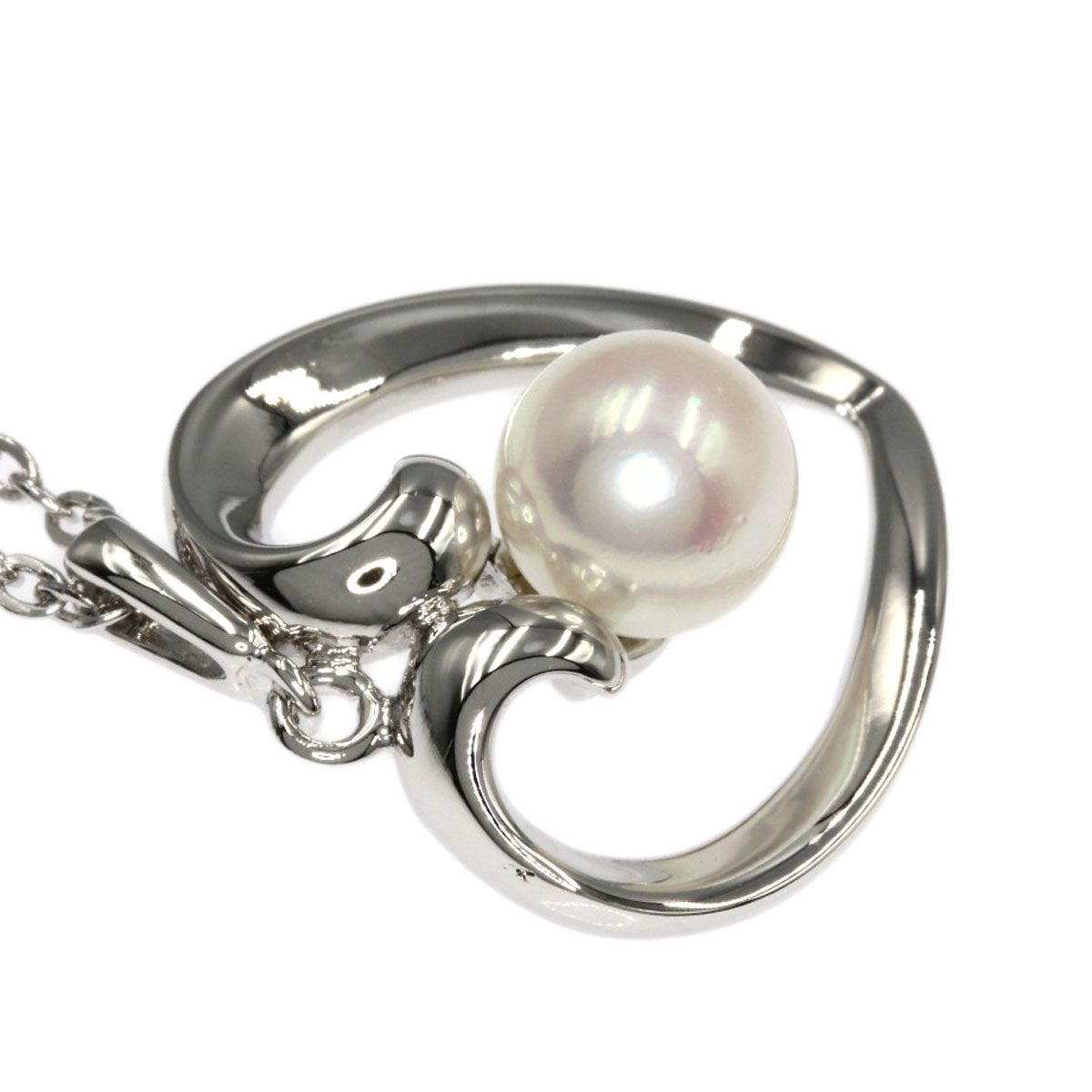 MIKIMOTO ミキモト パール 真珠 ネックレス SV レディース