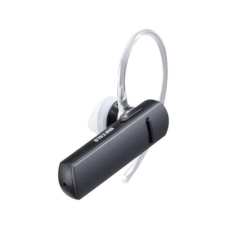 バッファロー BUFFALO Bluetooth4.1対応 片耳ヘッドセット ブラック BSHSBE205BK 1