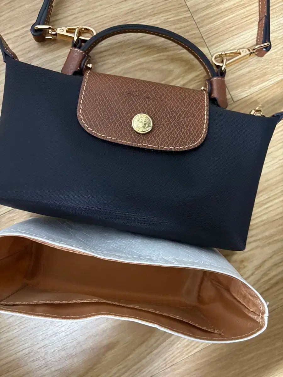 Longchamp ロンシャン ミニバッグ ブラック インナーバッグ ストラップ 含む