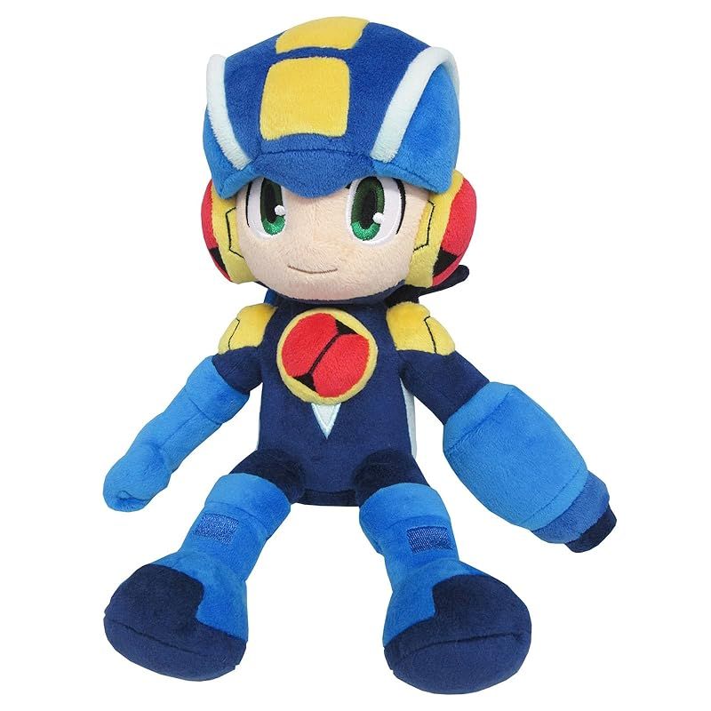 特価商品】ロックマンエグゼ ロックマン(S) ぬいぐるみ 高さ29cm