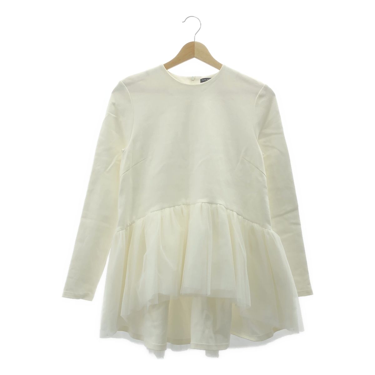 TSURU By MARIKO OIKAWA honyチュールぺプラムトップス TSURU by Mariko Oikawa（ツルバイマリコオイカワ）の「【Tsuru