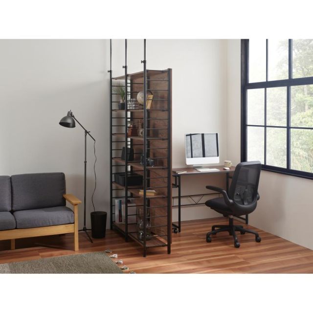 スクリーンラック 間仕切り パーテーション 壁面収納 突っ張りラック（71） 楽天市場】スクリーンラック パーテーション 幅117.5cm ラック