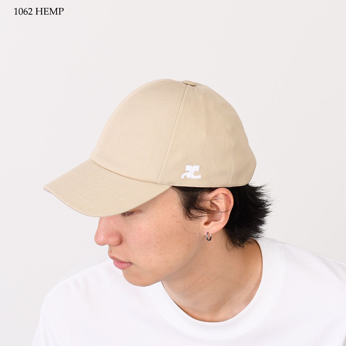 courreges SIGNATURE CAP シグニチャー ロゴキャップ courreges SIGNATURE CAP シグニチャー ロゴキャップ