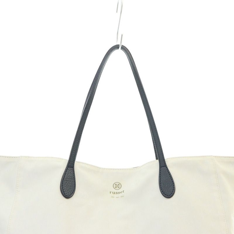 ラシット RUSSET モノグラム トートバッグ レザーハンドル