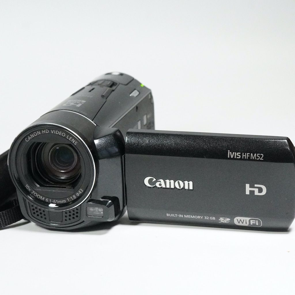 キヤノン Canon iVIS HF M52 美品】Canon iVIS HF M52 Wi-Fi内蔵