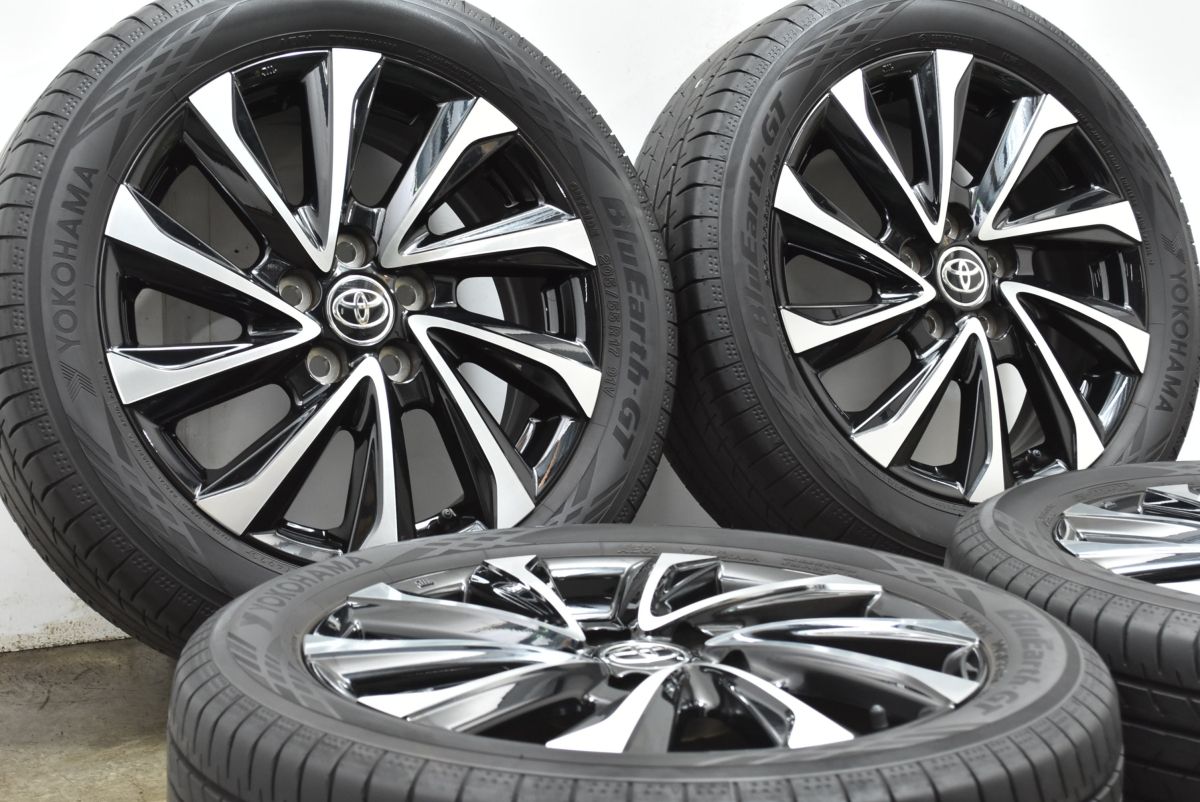 トヨタ 90 ノア 純正 17in 6J 40 PCD114.3 ヨコハマ ブルーアース GT AE51 205 55R17 ヴォクシー 流用 ノーマル戻し 可