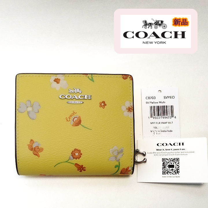 大特価放出！大特価放出！coachコーチ☆財布☆二つ折り財布☆Cチャーム