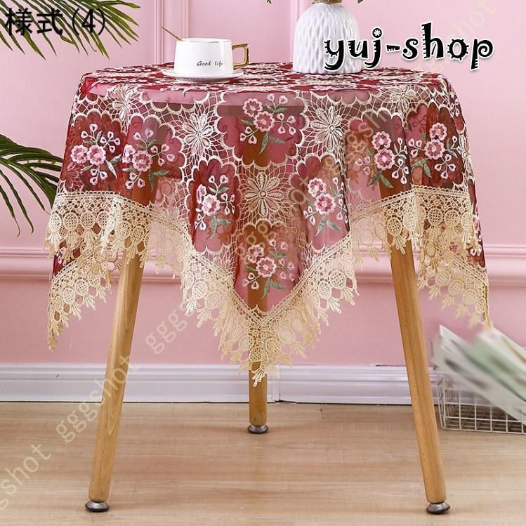 レース編み　テーブルクロス　マルチクロス テーブルクロス おじゃれ レース テーブルクロス 北欧 防塵 幾何学 シンプル レース編み 正方形 長方形 デスクカバー 机カバー ピアノカバー  おしゃれ 食卓用 クロス マルチクロス 多機能 取付簡単 キッチン ダイニング 家庭用 業務用 サイズ別 新生活応援 プレゼント | modanic