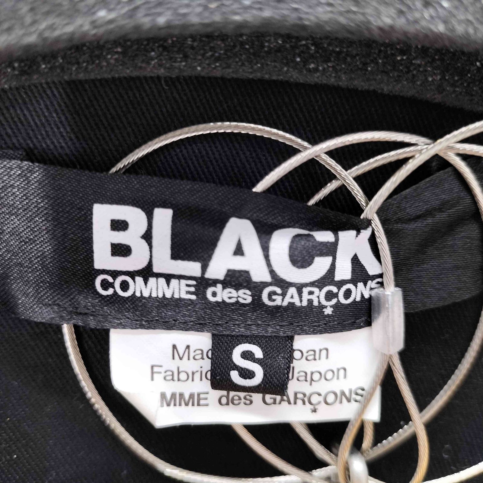 ブラックコムデギャルソン BLACK COMME des GARCONS 19AW ボタンレス