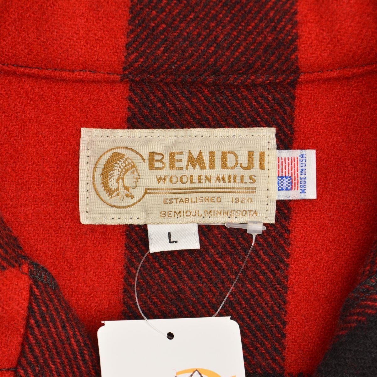 BEMIDJIWOOLENMILLS】バッファローチェック シャツジャケットウール
