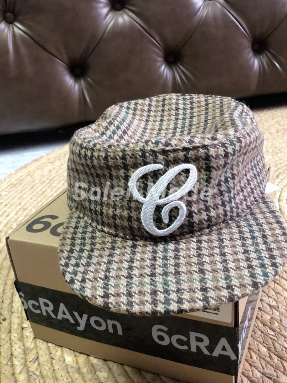 6crayon ボールキャップ ハウンドトゥース 6crayon ボールキャップ ハウンドトゥース 千鳥格 - メルカリ