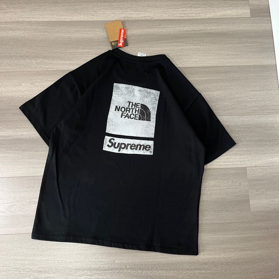 Supreme x The North Face Top BLACK 半袖Tシャツ ブラック - メルカリ