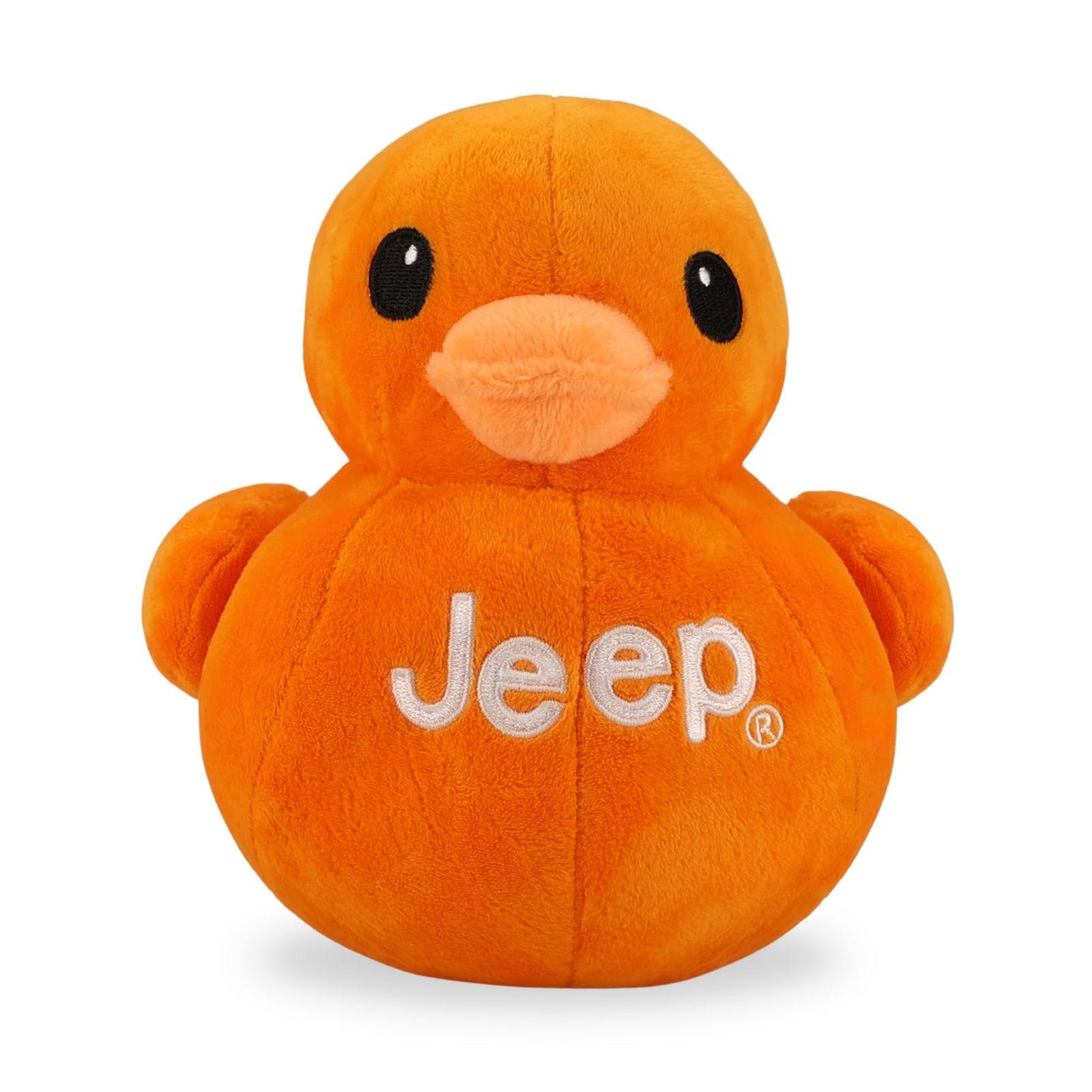 Jeep テキスト ロゴ ぬいぐるみ アヒルのぬいぐるみ オレンジ - 完璧な愛好家 You ve Been Ducked オレンジ オレンジ Small