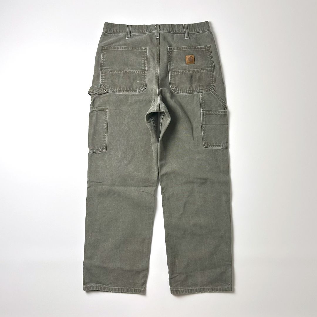 カーハート ペインターパンツ モスグリーン W32 L30 実寸W31 L30 Carhartt ペインターパンツ モスグリーン W32 L30（実寸W31 L30