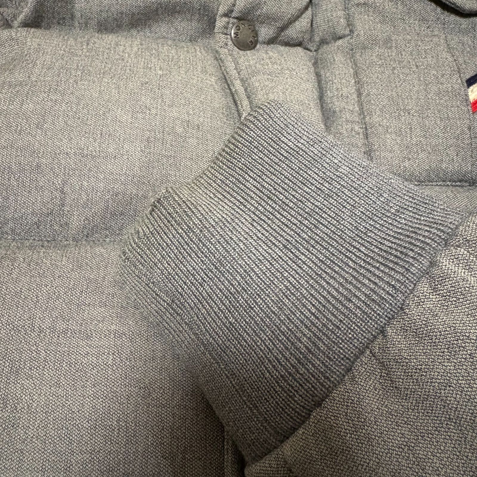 MONCLER モンクレール ダウンジャケット グレー サイズ2 メンズ フード 