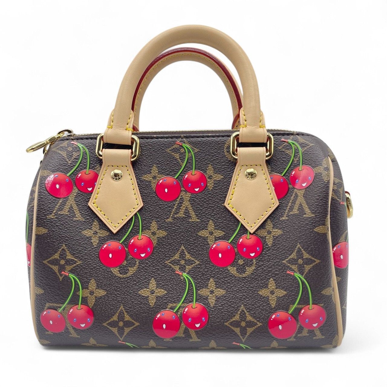 LV × TM スピーディ バンドリエール 20 チェリーキャンバス ルイヴィトン LV × TM スピーディ バンドリエール 20 モノグラム